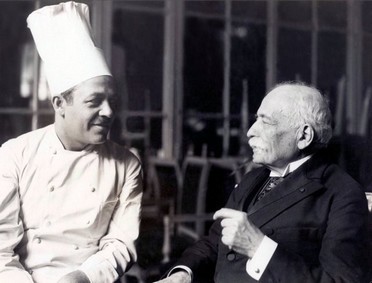 Le compagnon Eugène HERBODEAU et Auguste ESCOFFIER