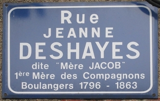 Plaque Mère Jacob à Neuillé-le-Lierre