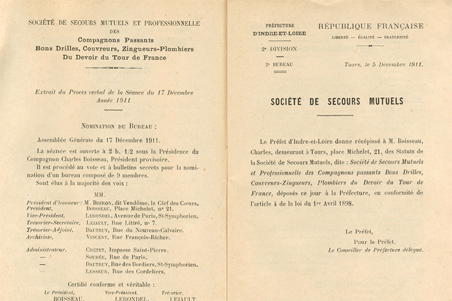 Société de secours mutuels des couvreurs