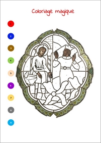 Coloriage magique